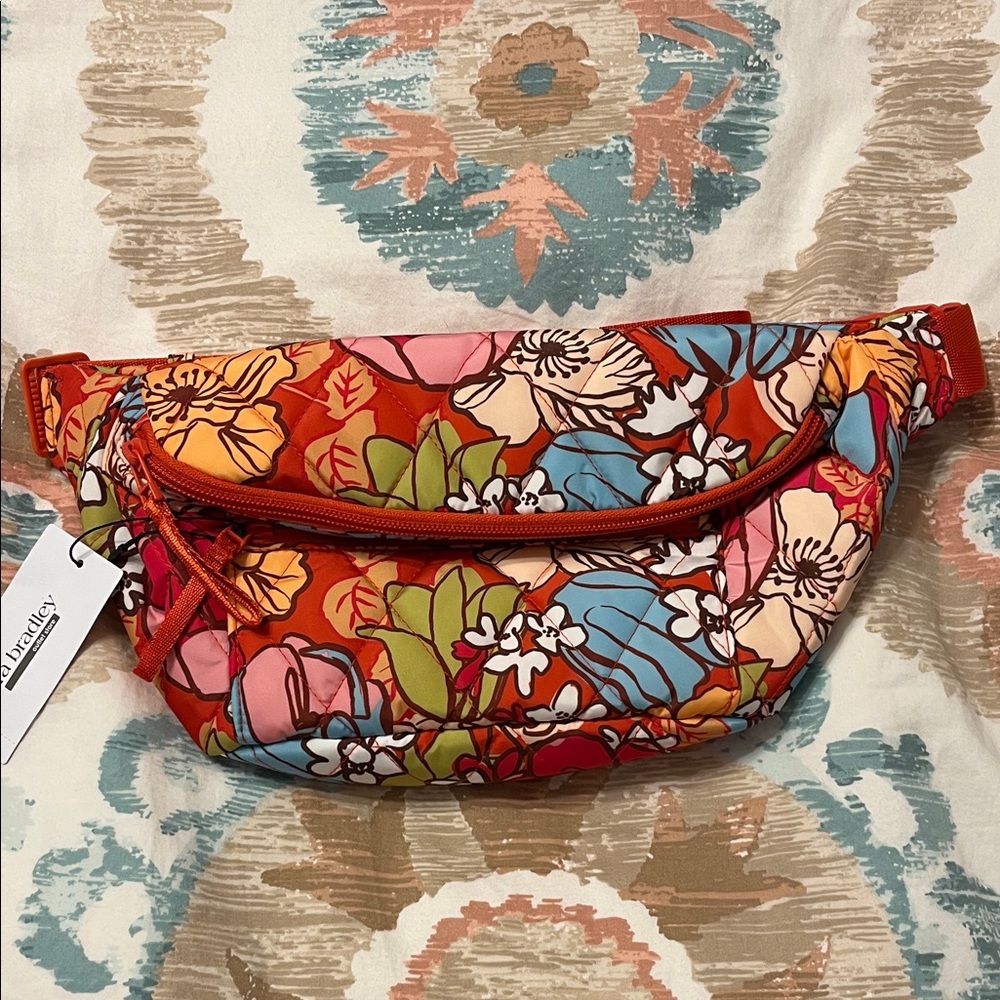 NWT Vera Bradley Multicolor Floral Belt Bag